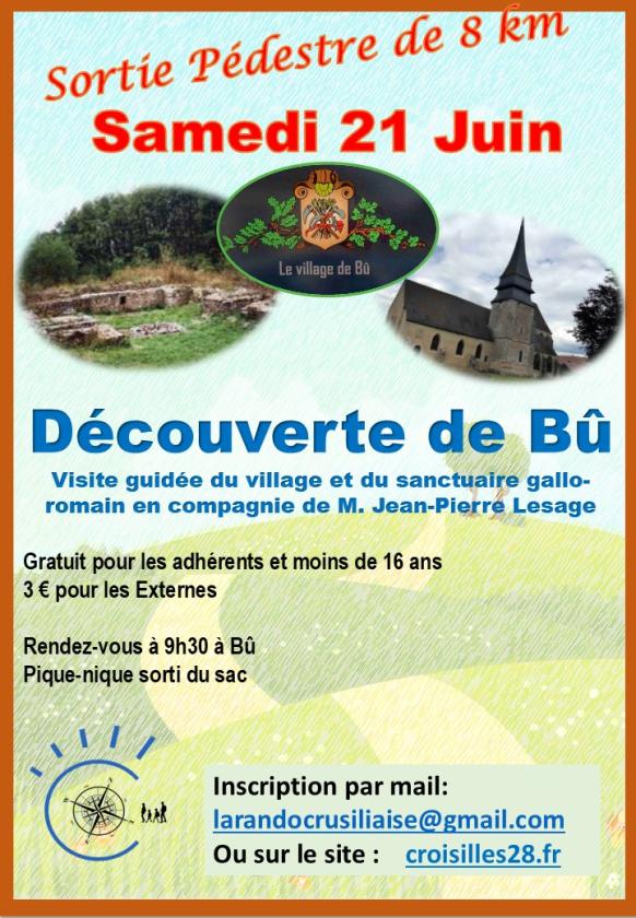 sortie à BU, Eure et Loir. SORTIE PÉDESTRE DE 8 KM À LA DÉCOUVERTE DE BÛ Sortir à BU(Eure et Loir). BU.