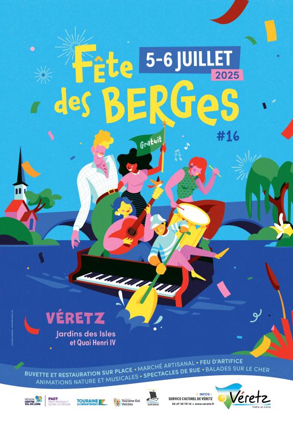 sortie à VERETZ, Indre et Loire. 16ÈME FÊTE DES BERGES Sortir à VERETZ(Indre et Loire). VERETZ.