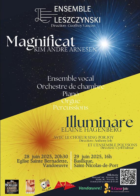 sortie à VANDOEUVRE LES NANCY, Meurthe et Moselle. ENSEMBLE LESZCZYNSKI : CONCERT CHOEUR ET ORCHESTRE Sortir à VANDOEUVRE LES NANCY(Meurthe et Moselle). VANDOEUVRE LES NANCY.