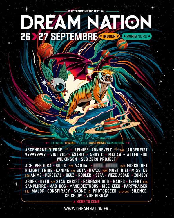 sortie à VILLEPINTE, Seine Saint Denis. 26 & 27 SEPTEMBRE 2025 – DREAM NATION FESTIVAL - P Sortir à VILLEPINTE(Seine Saint Denis). VILLEPINTE.