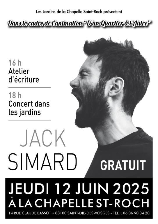 sortie à ST DIE DES VOSGES, Vosges. JACK SIMARD EN CONCERT Sortir à ST DIE DES VOSGES(Vosges). ST DIE DES VOSGES.