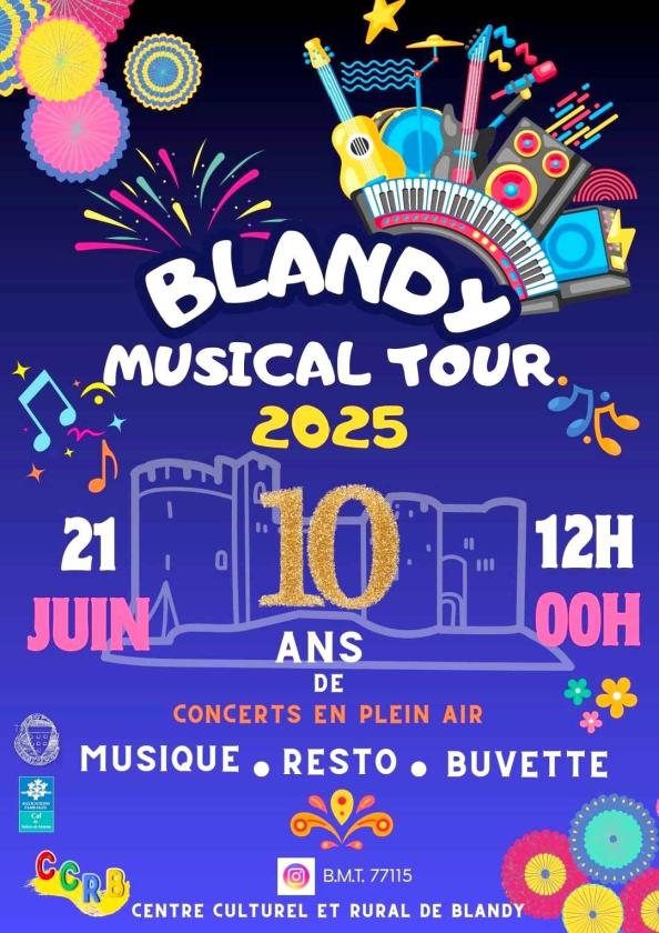 sortie à BLANDY, Seine et Marne. BLANDY MUSICAL TOUR 2025 Sortir à BLANDY(Seine et Marne). BLANDY.