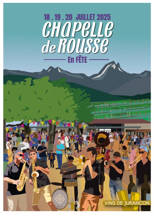 sortie à JURANCON, Pyrénées Atlantiques. FÊTES DE CHAPELLE DE ROUSSE 2025 Sortir à JURANCON(Pyrénées Atlantiques). JURANCON.