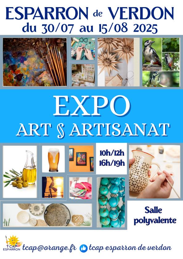 sortie à ESPARRON DE VERDON, Alpes de Hte Provence. PÔLE EXPO ART§ARTISANAT Sortir à ESPARRON DE VERDON(Alpes de Hte Provence). ESPARRON DE VERDON.