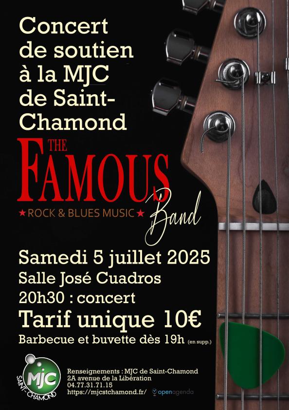 sortie à ST CHAMOND, Loire. THE FAMOUS BAND Sortir à ST CHAMOND(Loire). ST CHAMOND.