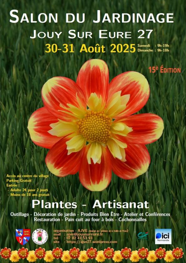 sortie à JOUY SUR EURE, Eure. SALON DU JARDINAGE - PLANTES ET ARTISANAT Sortir à JOUY SUR EURE(Eure). JOUY SUR EURE.