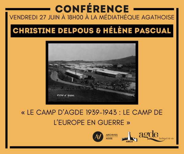 sortie à AGDE, Hérault. CAMP D'AGDE 1939-43 - CAMP DE L'EUROPE EN GUERRE Sortir à AGDE(Hérault). AGDE.