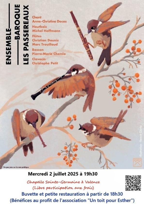 sortie à VALENCE, Drôme. CONCERT MUSIQUE BAROQUE Sortir à VALENCE(Drôme). VALENCE.