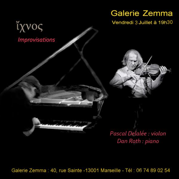 sortie à MARSEILLE, Bouches du Rhône. CONCERT: PIANO, DAN ROTH - VIOLON, PASCAL DELALÉE Sortir à MARSEILLE(Bouches du Rhône). MARSEILLE.