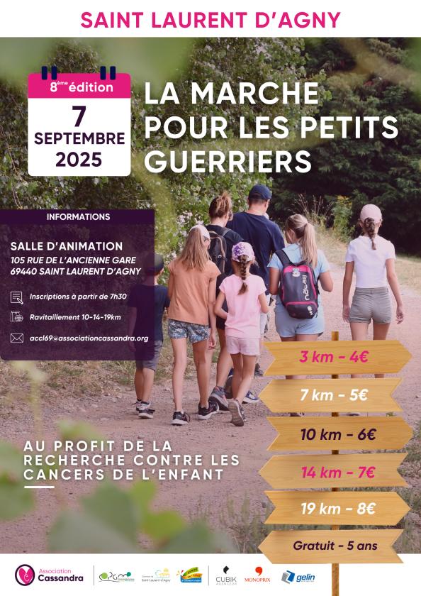 sortie à ST LAURENT D AGNY, Rhône. MARCHE SOLIDAIRE POUR LES PETITS GUERIERS Sortir à ST LAURENT D AGNY(Rhône). ST LAURENT D AGNY.