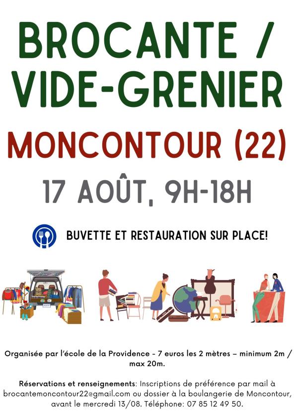 sortie à MONCONTOUR, Côtes d'Armor. BROCANTE DE MONCONTOUR (22) Sortir à MONCONTOUR(Côtes d'Armor). MONCONTOUR.