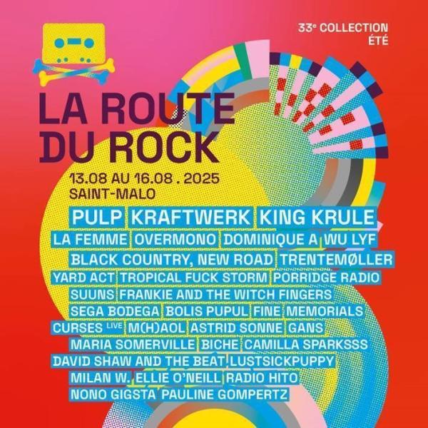 sortie à ST PERE, Ille et Vilaine. 33ÈME ÉDITION DE LA ROUTE DU ROCK – COLLECTION ÉTÉ Sortir à ST PERE(Ille et Vilaine). ST PERE.