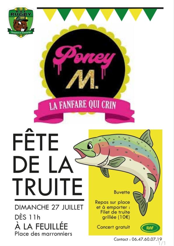 sortie à LA FEUILLEE, Finistère. FÊTE DE LA TRUITE Sortir à LA FEUILLEE(Finistère). LA FEUILLEE.