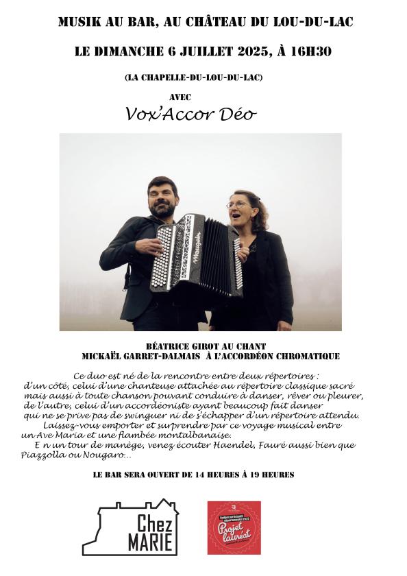 sortie à LA CHAPELLE DU LOU DU LAC, Ille et Vilaine. CONCERT DE VOX'ACCOR'DÉO AU CHÂTEAU DU LOU Sortir à LA CHAPELLE DU LOU DU LAC(Ille et Vilaine). LA CHAPELLE DU LOU DU LAC.