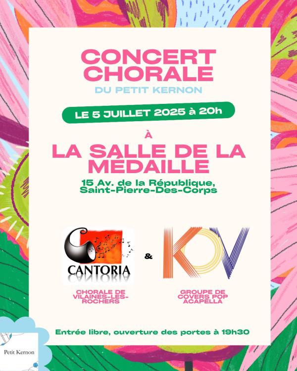 sortie à ST PIERRE DES CORPS, Indre et Loire. CONCERT CHORAL Sortir à ST PIERRE DES CORPS(Indre et Loire). ST PIERRE DES CORPS.