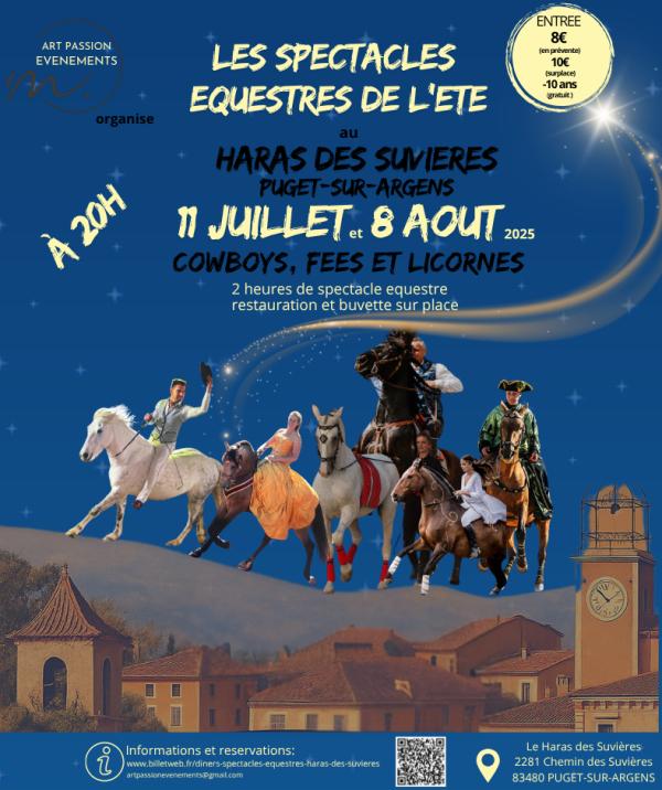 sortie à PUGET SUR ARGENS, Var. LES SOIREES EQUESTRES DE L'ETE Sortir à PUGET SUR ARGENS(Var). PUGET SUR ARGENS.