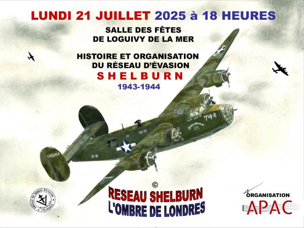 sortie à LOGUIVY DE LA MER, Côtes d'Armor. CONFÉRENCE SUR LE RÉSEAU D'ÉVASION SHELBURN, 43-44 Sortir à LOGUIVY DE LA MER(Côtes d'Armor). LOGUIVY DE LA MER.
