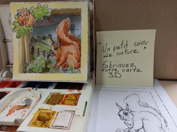 sortie à GRANZAY GRIPT, Deux Sèvres. ATELIER ADULTES : FABRIQUEZ VOTRE CARTE 3D Sortir à GRANZAY GRIPT(Deux Sèvres). GRANZAY GRIPT.