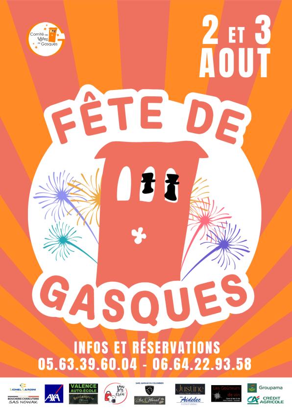 sortie à GASQUES, Tarn et Garonne. FÊTE DE GASQUES Sortir à GASQUES(Tarn et Garonne). GASQUES.