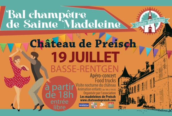 sortie à BASSE RENTGEN, Moselle. BAL CHAMPÊTRE DE SAINTE MADELEINE Sortir à BASSE RENTGEN(Moselle). BASSE RENTGEN.