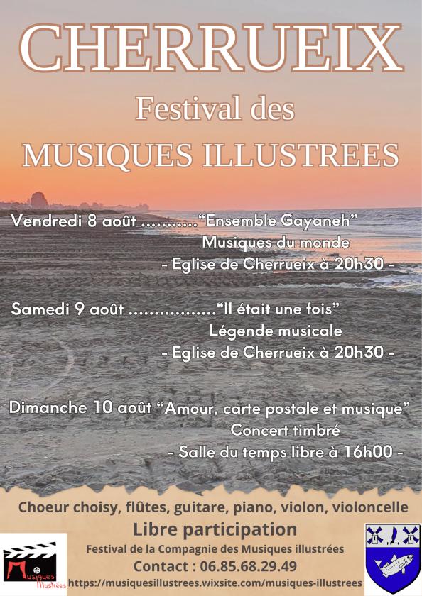sortie à CHERRUEIX, Ille et Vilaine. FESTIVAL DES MUSIQUES ILLUSTRÉES Sortir à CHERRUEIX(Ille et Vilaine). CHERRUEIX.