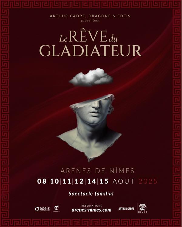 sortie à NIMES, Gard. LE REVE DU GLADIATEUR Sortir à NIMES(Gard). NIMES.