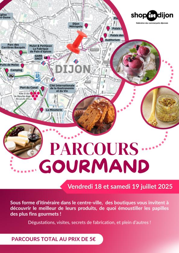 sortie à DIJON, Côte d'Or. PARCOURS GOURMAND 2025 Sortir à DIJON(Côte d'Or). DIJON.