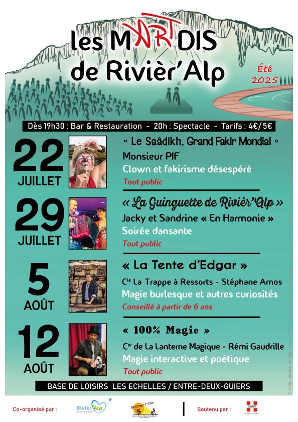 sortie à LES ECHELLES, Savoie. M(ART)DIS DE RIVIER'ALP Sortir à LES ECHELLES(Savoie). LES ECHELLES.