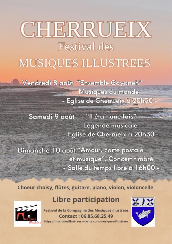 sortie à CHERRUEIX, Ille et Vilaine. FESTIVAL DES MUSIQUES ILLUSTRÉES Sortir à CHERRUEIX(Ille et Vilaine). CHERRUEIX.