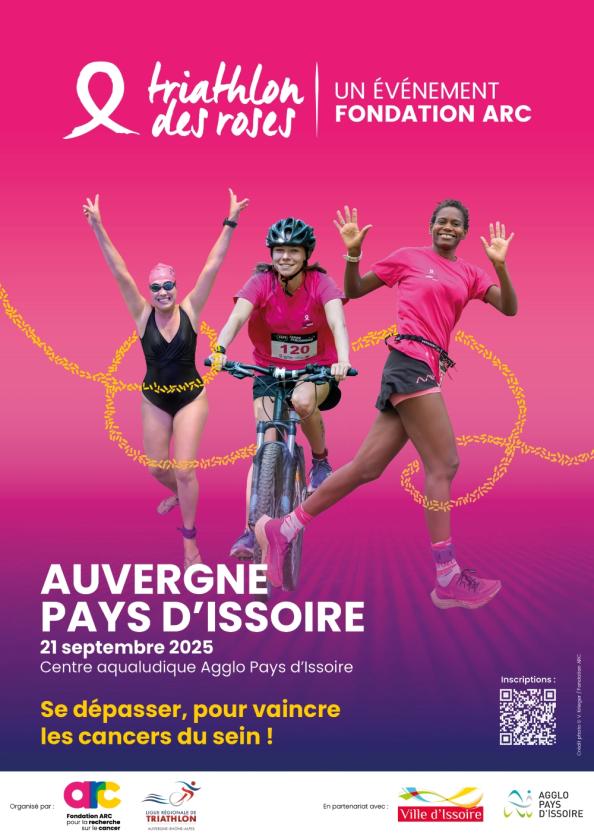 sortie à ISSOIRE, Puy de Dôme. TRIATHLON DES ROSES - ISSOIRE 2025 Sortir à ISSOIRE(Puy de Dôme). ISSOIRE.