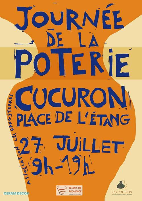 sortie à CUCURON, Vaucluse. JOURNÉE DE LA POTERIE DE CUCURON Sortir à CUCURON(Vaucluse). CUCURON.