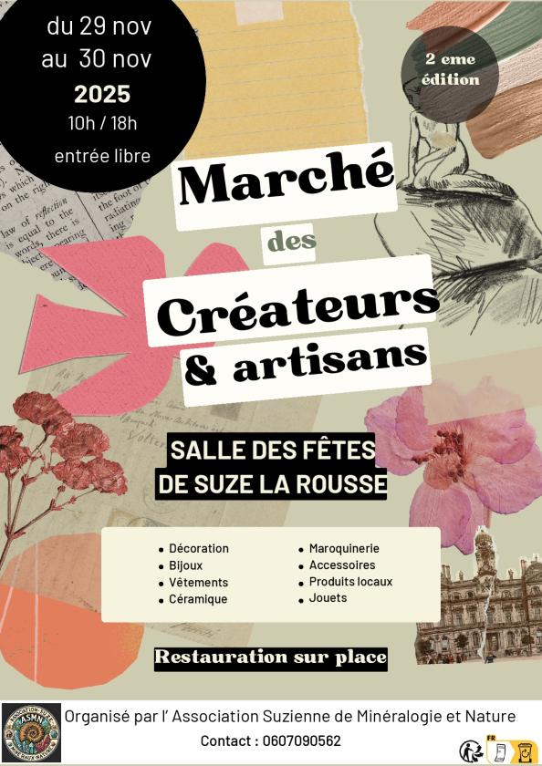 sortie à SUZE LA ROUSSE, Drôme. 2EME MARCHÉ DES ARTISANS CRÉATEURS Sortir à SUZE LA ROUSSE(Drôme). SUZE LA ROUSSE.