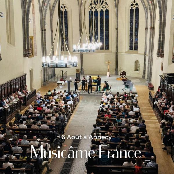 sortie à ANNECY, Haute Savoie. CONCERT D’ÉTÉ À ANNECY : LES RENCONTRES MUSICÂME Sortir à ANNECY(Haute Savoie). ANNECY.