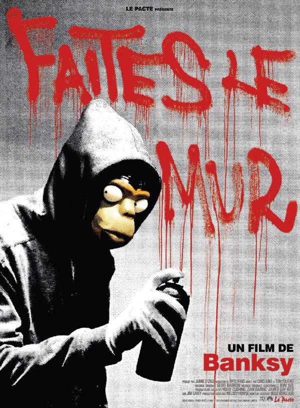sortie à JOIGNY, Yonne. FILM STREET ART DE BANKSY - FAITES LE MUR Sortir à JOIGNY(Yonne). JOIGNY.