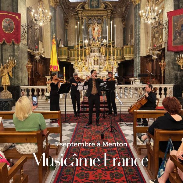 sortie à MENTON, Alpes Maritimes. MUSICÂME EN ÉTÉ À MENTON – BASILIQUE SAINT-MICHEL Sortir à MENTON(Alpes Maritimes). MENTON.