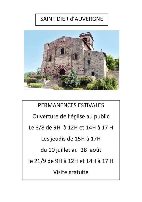 sortie à ST DIER D AUVERGNE, Puy de Dôme. PERMANENCE ESTIVALE Sortir à ST DIER D AUVERGNE(Puy de Dôme). ST DIER D AUVERGNE.