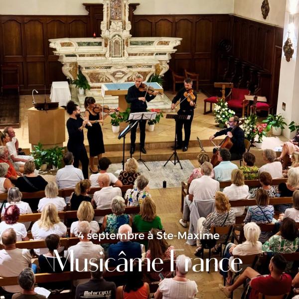 sortie à STE MAXIME, Var. MUSICÂME FRANCE : CONCERT D’ÉTÉ À SAINTE-MAXIME Sortir à STE MAXIME(Var). STE MAXIME.