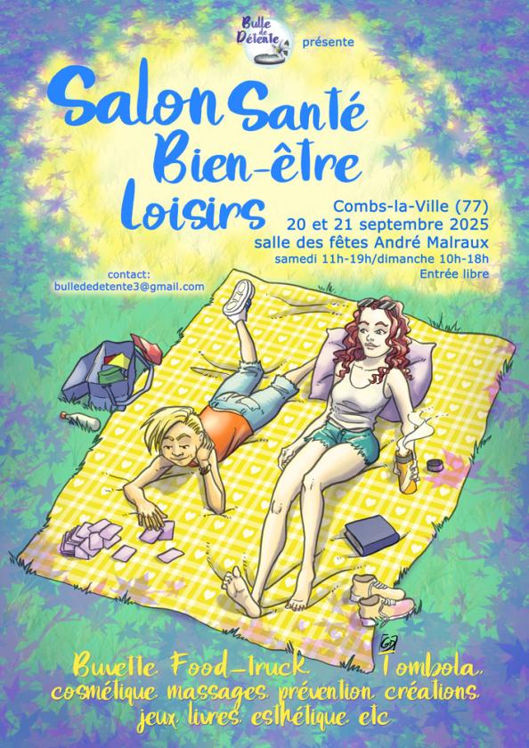 sortie à COMBS LA VILLE, Seine et Marne. SALON SANTÉ, BIEN-ÊTRE ET LOISIRS Sortir à COMBS LA VILLE(Seine et Marne). COMBS LA VILLE.