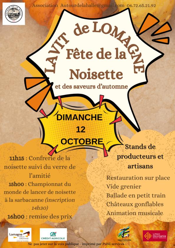sortie à LAVIT, Tarn et Garonne. FÊTE DE LA NOISETTE ET DES SAVEURS D'AUTOMNE Sortir à LAVIT(Tarn et Garonne). LAVIT.