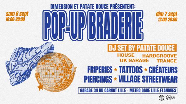 sortie à LILLE, Nord. POP-UP DIMENSION POUR LA BRADERIE DE LILLE Sortir à LILLE(Nord). LILLE.