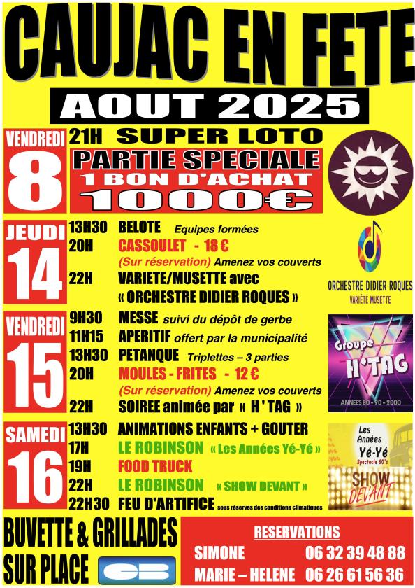 Sortir à CAUJAC(Haute Garonne). CAUJAC.