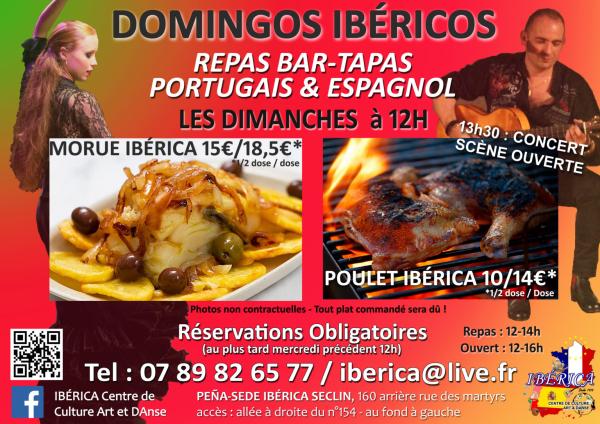 sortie à SECLIN, Nord. DOMINGOS IBÉRICOS : REPAS SPECTACLE BAR TAPAS Sortir à SECLIN(Nord). SECLIN.