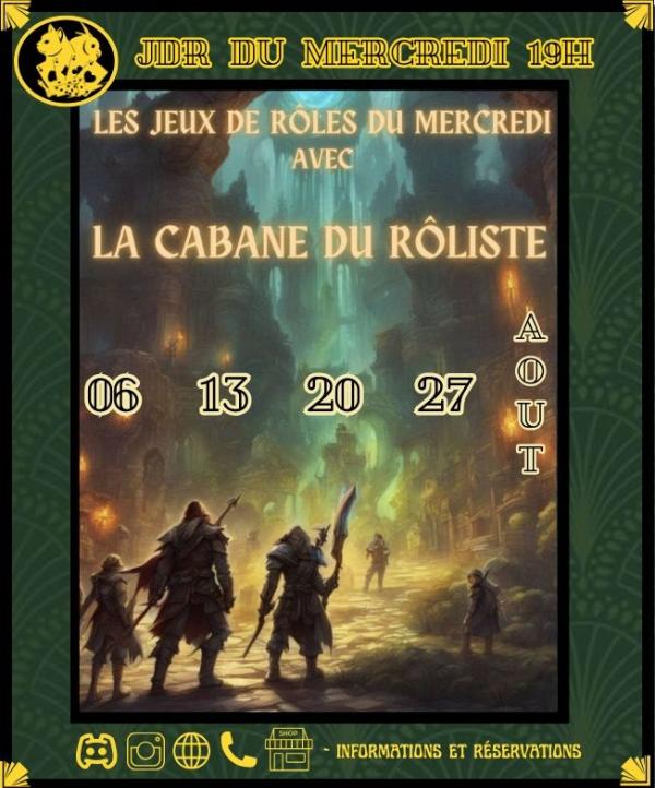 sortie à PERTUIS, Vaucluse. SOIRÉE JEU DU ROLE DES MERCREDIS D'AOUT 25 Sortir à PERTUIS(Vaucluse). PERTUIS.