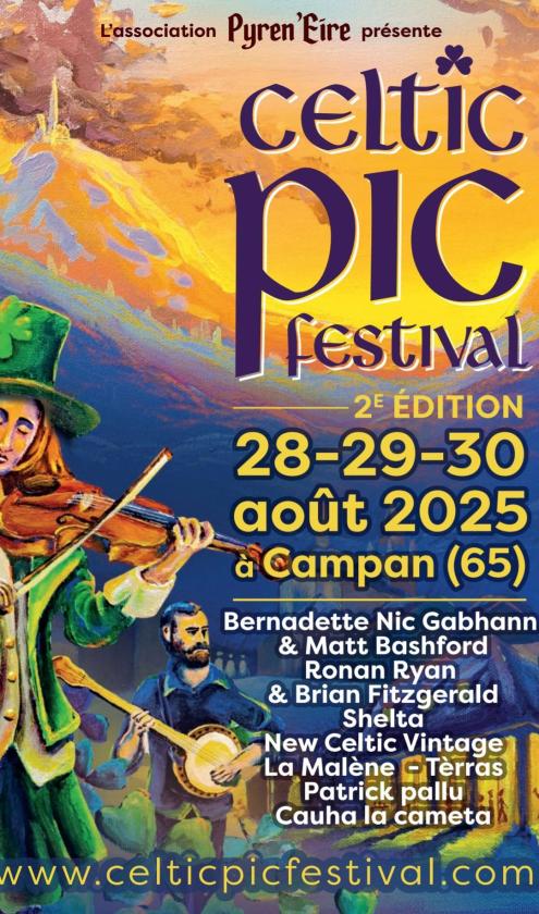 sortie à CAMPAN, Hautes Pyrénées. CELTIC PIC FESTIVAL Sortir à CAMPAN(Hautes Pyrénées). CAMPAN.