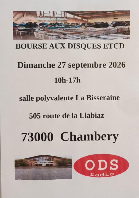 sortie à CHAMBERY, Savoie. BOURSE DISQUES VINYLES ET CD Sortir à CHAMBERY(Savoie). CHAMBERY.