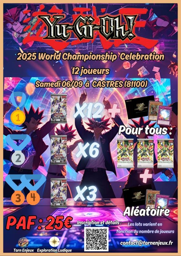 sortie à CASTRES, Tarn. TOURNOI YU-GI-OH! WORLD CHAMPIONSHIP CELEBRATION Sortir à CASTRES(Tarn). CASTRES.