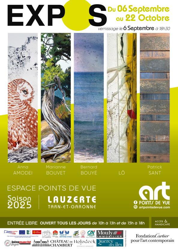 sortie à LAUZERTE, Tarn et Garonne. EXPOSITION DU 6 SEPTEMBRE AU 22 OCTOBRE 2025 Sortir à LAUZERTE(Tarn et Garonne). LAUZERTE.