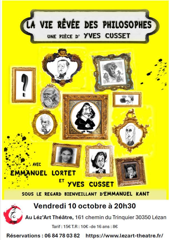 sortie à LEZAN, Gard. LA VIE RÊVÉE DES PHILOSOPHES Sortir à LEZAN(Gard). LEZAN.