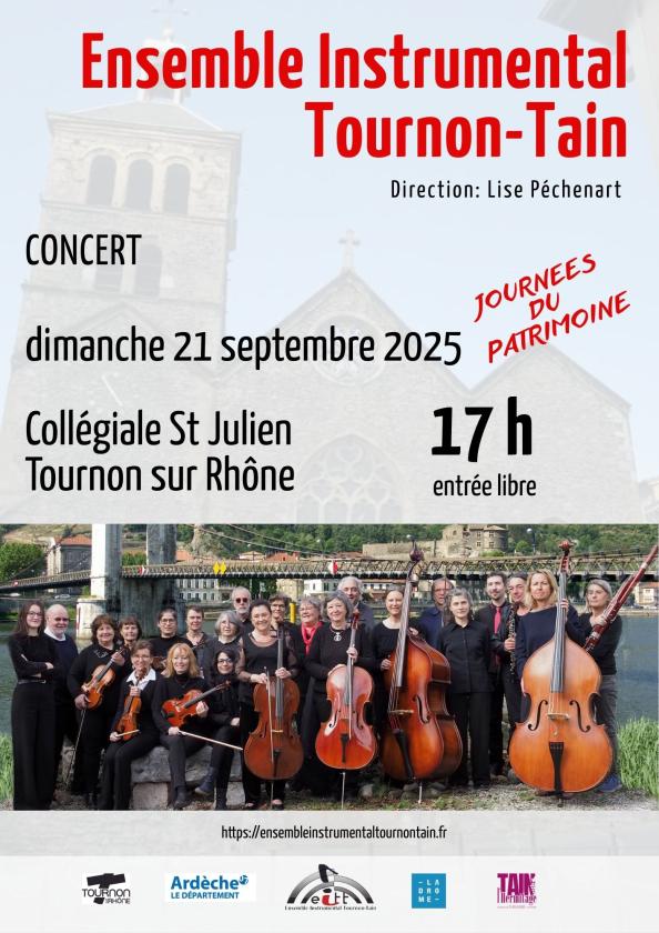 sortie à TOURNON SUR RHONE, Ardèche. CONCERT DES JOURNÉES DU PATRIMOINE Sortir à TOURNON SUR RHONE(Ardèche). TOURNON SUR RHONE.