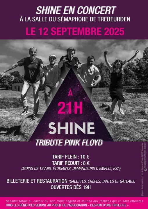 sortie à PLEUMEUR BODOU, Côtes d'Armor. CONCERT SHINE -TRIBUTE PINK FLOYD Sortir à PLEUMEUR BODOU(Côtes d'Armor). PLEUMEUR BODOU.